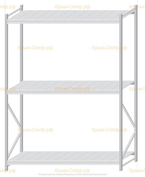 Стеллаж MS Pro Z 2500x1800x800 (3 яруса)