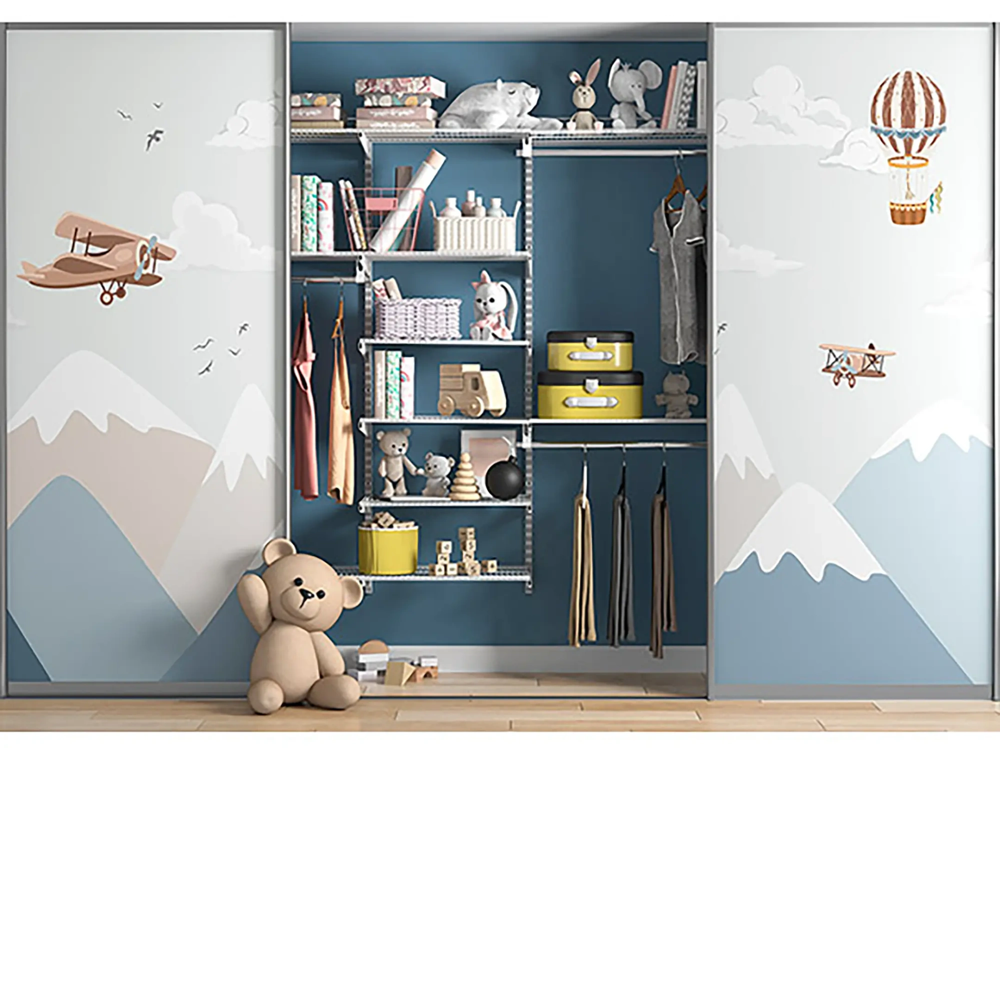 Гардеробная система ПРАКТИК Home Детская 3 белая
