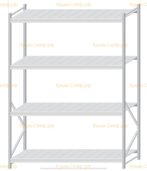 Стеллаж MS Pro Z 2500x1800x800 (4 яруса)