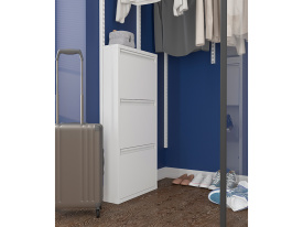 Обувница Практик ОМ-2 белая